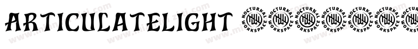 ArticulateLight 亮体字体转换